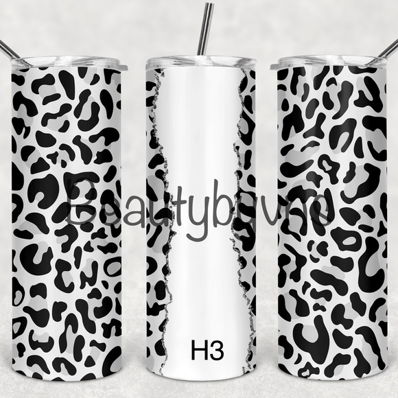 20oz leopard tumblers, custom orders - Picture 4 of 11